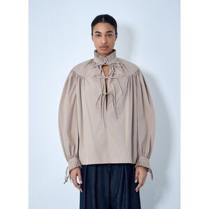 Dries Van Noten Women Gathered Neck Blouse